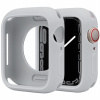 AppleKing ochranné silikónové púzdro pre Apple Watch 38mm / 40mm - šedé - možnosť vrátiť tovar ZADARMO do 30tich dní
