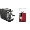 Stone Espresso Plus + Eureka Mignon Bravo, CR ferrari red