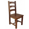 Rustikálna jedálenská stolička MEXICANA SIL24 Barevné provedení: vosk - kaštan