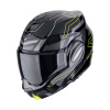 Preklápacia prilba SCORPION EXO-TECH EVO CONQUER čierno/fluo žltá - Veľkosť S
