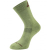Alpine Pro Erate Antibakteriálne ponožky z merino vlny USCE095 turtle green M