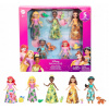 Sada 5 figúrok princezien DISNEY PRINCEZNEJ DISNEY ARIELKA ROSZPUNKA