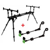 Zfish Stojan Rod Pod Construct 3 Prúty + 2x Indikátor ZFX Mini Zadarmo!