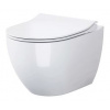 Cersanit ZEN WC závesné CleanOn+sedátko Slim SC duropl, Biela S701-428 s tesnením S701-428