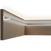 EXTERIOR Lišta pre LED osvetlenie LS033 70x40mm