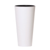kvetináč 30cm TUBUS SLIM DTUS300-S449 biely plastový PROSPERPLAST
