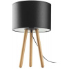 TK Lighting Tokyo stolová lampa 1x15 W čierna-dreva 5293