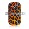 Silikónový obal Samsung Galaxy S III Mini – Leopard žltá