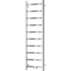 Mexen, kúpeľňový radiátor Mexen Bolt 1200 x 400 mm, 220 W, chróm - W126-1200-400-00-01