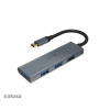 AKASA Hub USB-C 4x USB 3.0 port, Aluminium AK-CBCA25-18BK