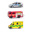 Maisto - CZ - Sada Záchranných vozidiel, Česká republika - Polícia, Sanitka, Hasičské auto, 1:64