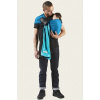 Baby šatka JPMBB bez uzla (Pigeon blue/Turquoise) (Little baby wrap without a knot)