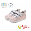 D. D. Step F093-51399G Pink, Veľkosť obuvi 27+DD Step Dievčenské barefoot sieťované tenisky D. D. Step Marhuľová Pink F093-51399G, Veľkosť obuvi 27