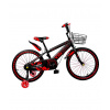 MK YB collection Yukon detský bicykel čierno-červený 20