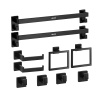 Vevor Súprava do kúpeľne, 10 dielov, matná čierna, nerez, 2×24-in tyče DGMJGTZ24INCKOXI8001V0