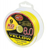 WFT Splietaná Šnúra KG 8.0 Žltá - 150 m - 0,18 mm - 24 kg