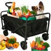 Ikonka Nákupný vozík na kolieskach s textilnou taškou
