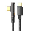 Kábel USB-C na USB-C Prism 90 stupňov Mcdodo CA-3401, 100 W, 1,8 m (čierny) 6921002634014