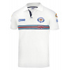 Sparco polokošile s pruhem Martini Racing, barva: bílá, velikost: XXXL