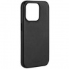 Kryt na mobil FIXED MagLeather s podporou MagSafe Apple iPhone 15 Pro čierne FIXLM-1202-BK