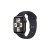 Apple Watch SE (2022) Cellular 44mm sportovní silikonový řemínek temně inkoustový M/L