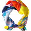 Šatka - Šál D0T46VPJLQ Multi -Colored hodváb (Farba hodvábnej šatky Jarná letná jesenná zima)