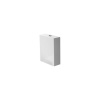 DURAVIT Starck 2 splachovacia nádržka, pripojenie vľavo, splachovanie 6 l, 370 mm x 145 mm, s povrchom WonderGliss, 09330000051
