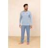 PÁNSKE PYŽAMO 494 J/25 SVĚTLE MODRÁ L