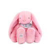 Doudou Plyšový králik XXL s šatkou ružový 50 cm