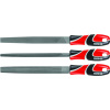 Sada pilníků zámečnických 250 mm 3 ks Yato YT-6237
