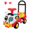 Detské odrážadlo so zvukom a svetlom Mickey Kiddieland 48116 červeno-žlté