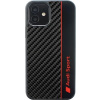DefaultBrand Pouzdro Audi Carbon Fiber pro iPhone 12/12 Pro 6.1 černé/černé AUS-TPUPCIP12P-R8/D1-BK