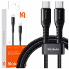 Kábel McDodo USB typ C - USB typ C 1 m čierny