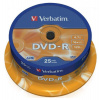 VERBATIM DVD-R 4,7GB/ 16x/ 25pack/ spindle (43522)