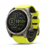 Garmin Fenix 8 51mm Solar Sapphire Titanium Amp Yellow/Graphite 010-02907-21 (010-02907-21)