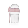 DÓZA 2GO NA JOGURT A MÜSLI S LYŽIČKOU 600+200ML, PLA