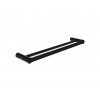 Ravak Fold - Držiak uterákov, dĺžka 48 cm, matná čierna X07P1350