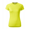 MALFINI DESTINY 176 / Dámske rýchloschnúce tričko - neon yellow XS