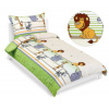 Bellatex Obliečky Junior KREP 80/035 safari zelené 140x200 70x90