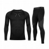 Tectake Deckchair prírodný kov (Alpinus Tactical Base Layer S tepelné spodné prádlo)