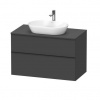 Duravit D-Neo Skrinka pod umývadlo 100 cm, matný grafit DE496804949
