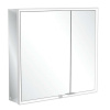 Villeroy & Boch My View Zrkadlová skrinka s LED osvetlením, 80x75x17 cm, hliník A4558000