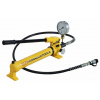 Ručná hydraulická pumpa dvojrýchlostná, tlak 20 bar, s tlakomerom - HHB-700B