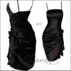 Černé koktejlové šaty