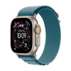 Watch Apple Watch Ultra 3 (2025) 5G 49mm Natural Titanium Case with Alpine Loop M - Light Blue