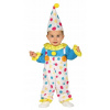KOSTÝM MALÝ FAREBNÝ KLAUN PRE KLAUNA NA KARNEVAL PLES 80