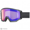 uvex Athletic fm lyžiarske okuliare, black matt/ruby-clear s2
