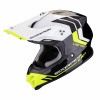 Moto přilba SCORPION VX-16 EVO AIR FUSION černo/fluo žlutá - Velikost M
