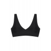 Bezšvová podprsenka/top Henderson Ladies 42850 Bake S čierna