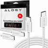 Kábel Alogy USB typ C - USB typ C 1 m biely